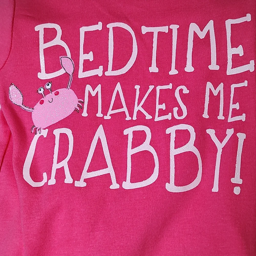 Carters Kids' 4-Piece Bedtime Makes Me Crabby PJ Set 18 month NWT